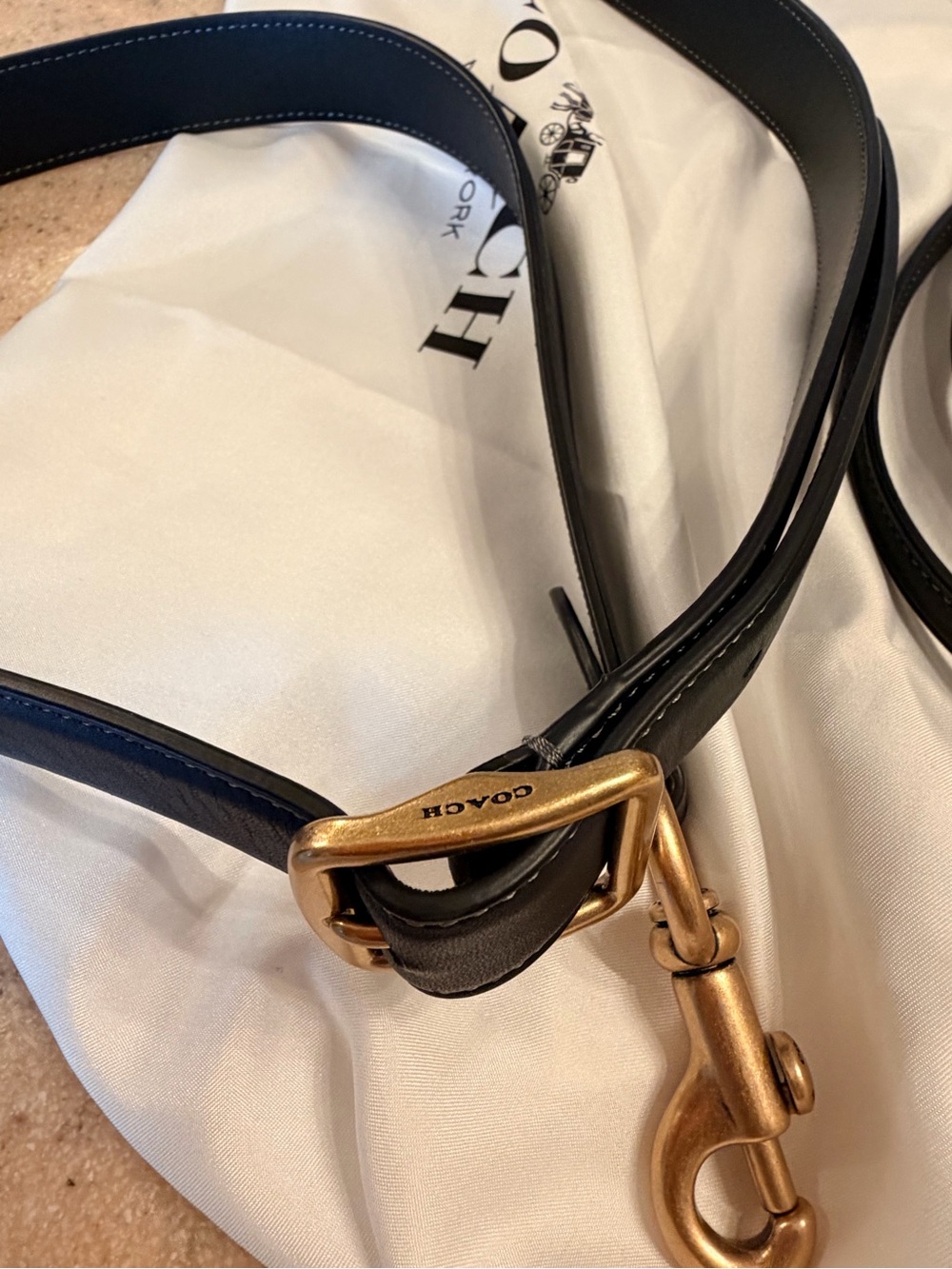 Coach Rogue 25-Black Pebbled Leather Shoulder Bag with Gold Charm - Picture 15 of 16